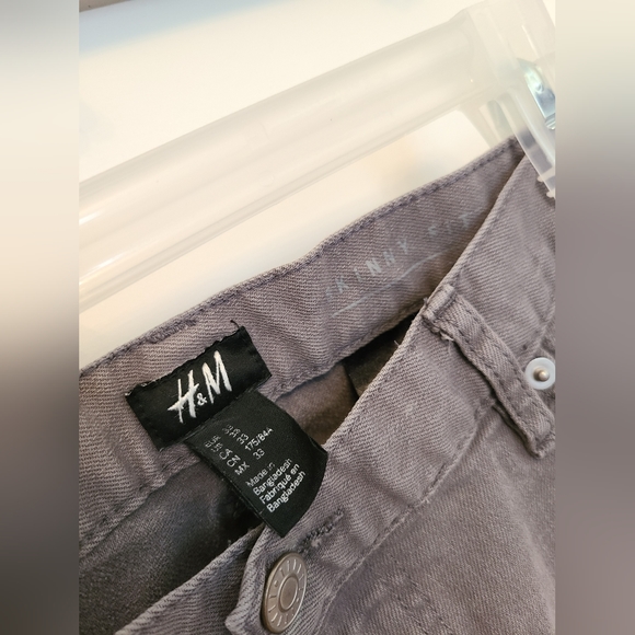 Grey H&M trouser. 33" waist. - Picture 3 of 4